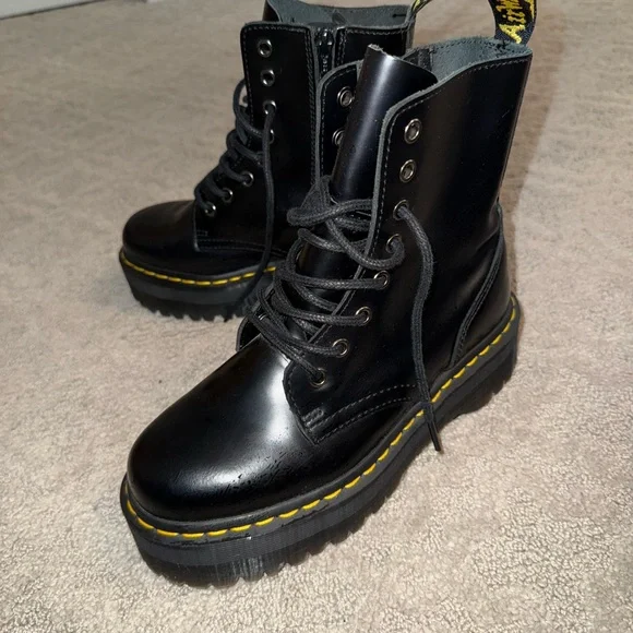 Like new Doc Marten’s black Jadon Boots - Picture 2 of 6